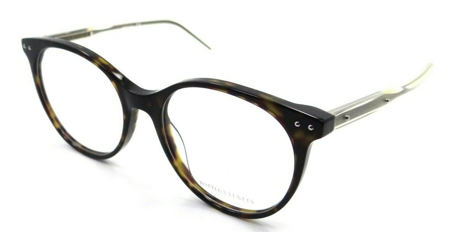 Bottega Veneta Eyeglasses Frames BV0081O 007 52-18-145 Havana / Yellow Italy-889652026572-classypw.com-1