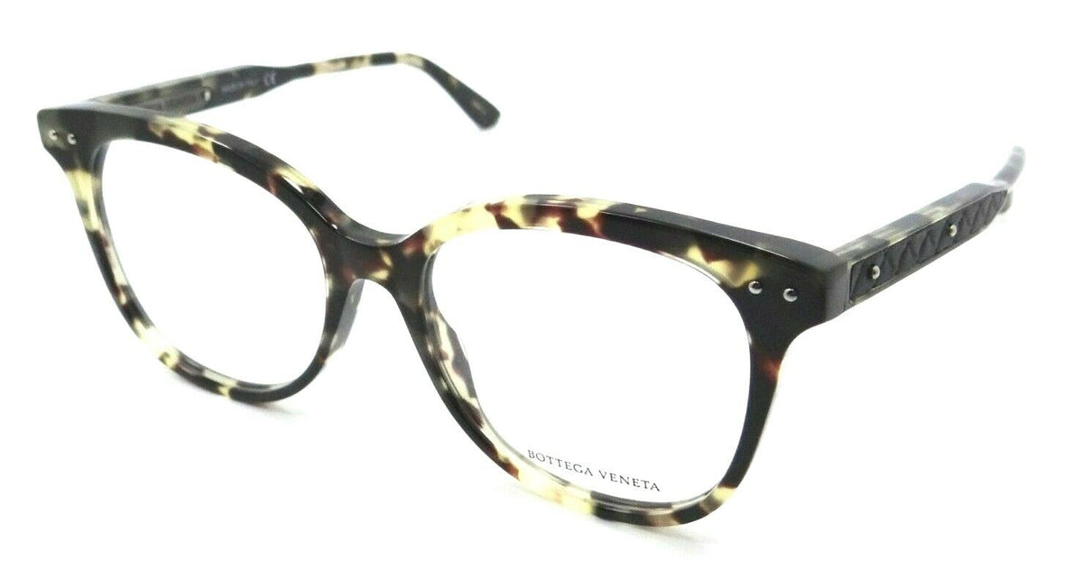 Bottega Veneta Eyeglasses Frames BV0121O 006 52-17-145 Havana / Brown Italy-889652054971-classypw.com-1