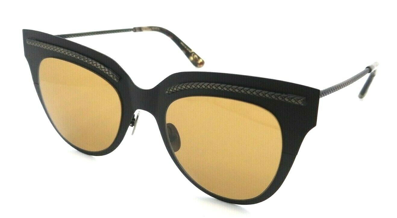 Bottega Veneta Sunglasses BV0029S 001 50-22-140 Black - Bronze / Brown Japan-889652013091-classypw.com-1