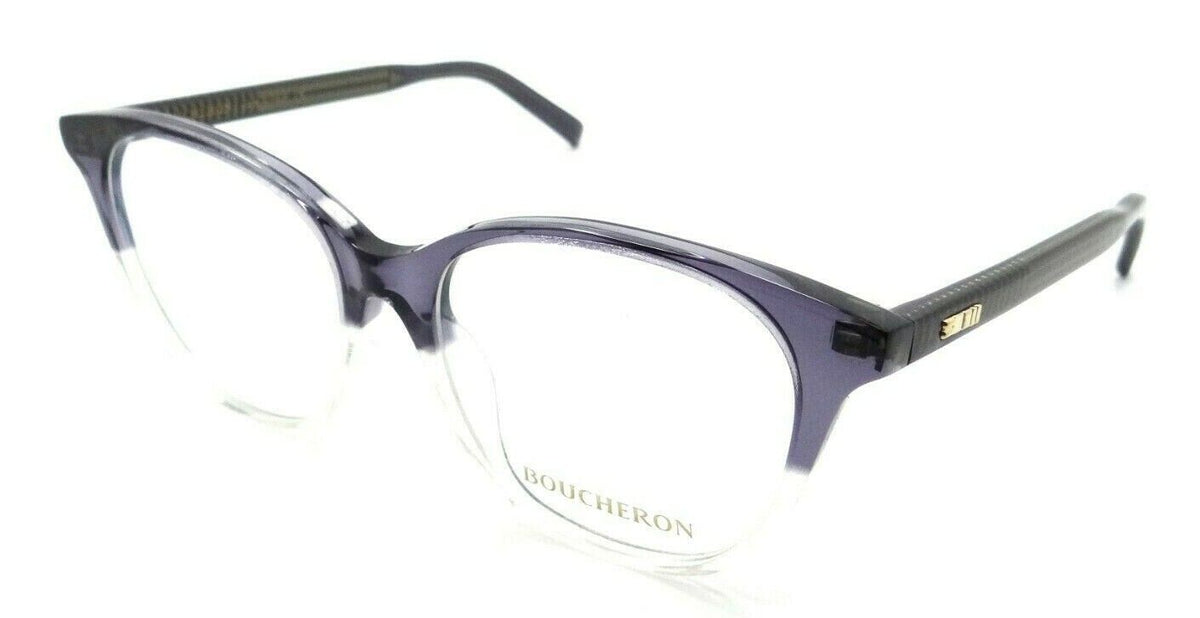 Boucheron Eyeglasses Frames BC0010OA 006 52-16-140 Gray / Clear Asian Fit-889652036991-classypw.com-1