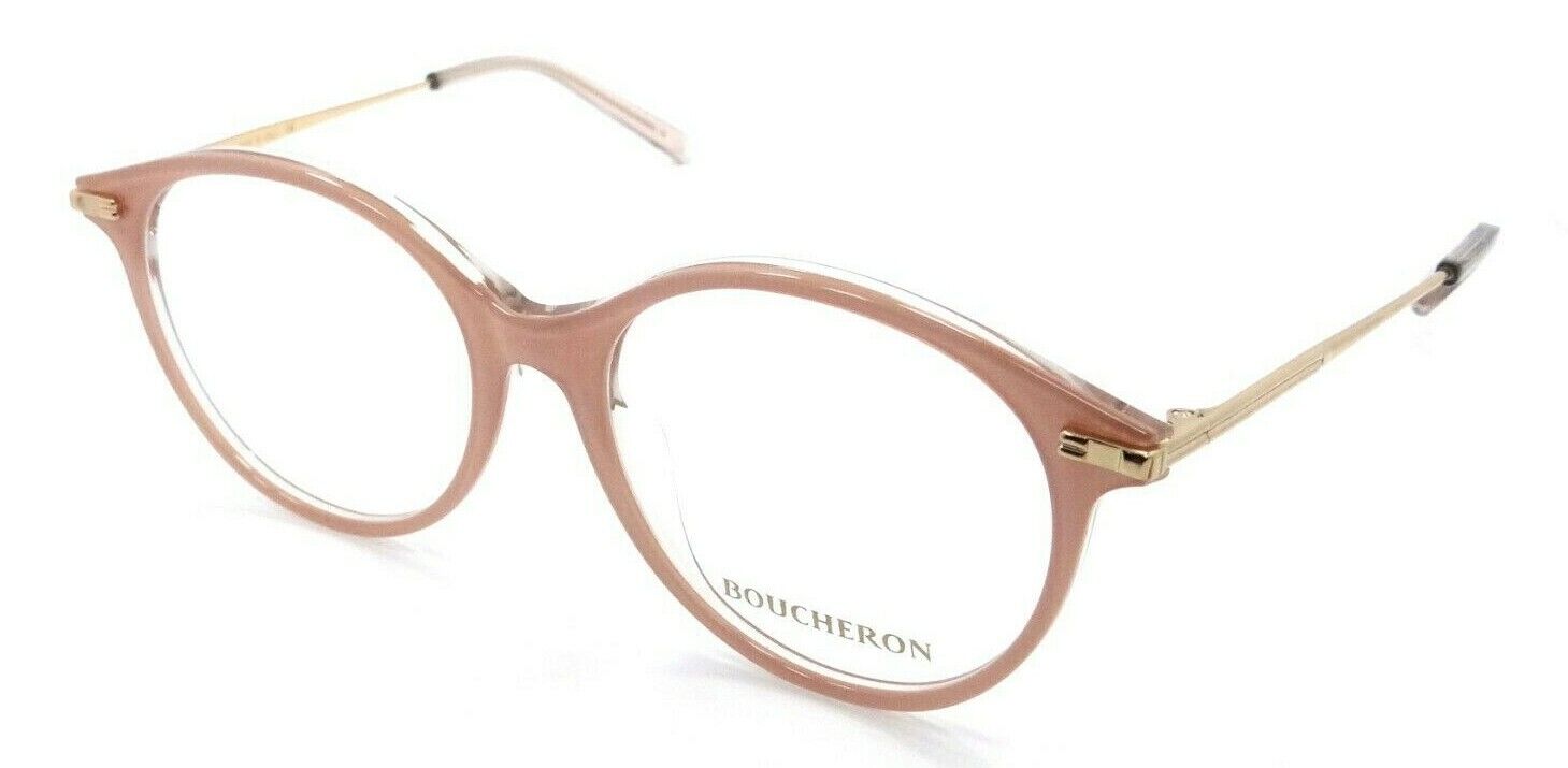 Boucheron Eyeglasses Frames BC0038OA 003 53-17-145 Nude / Gold Asian Fit-889652065700-classypw.com-1