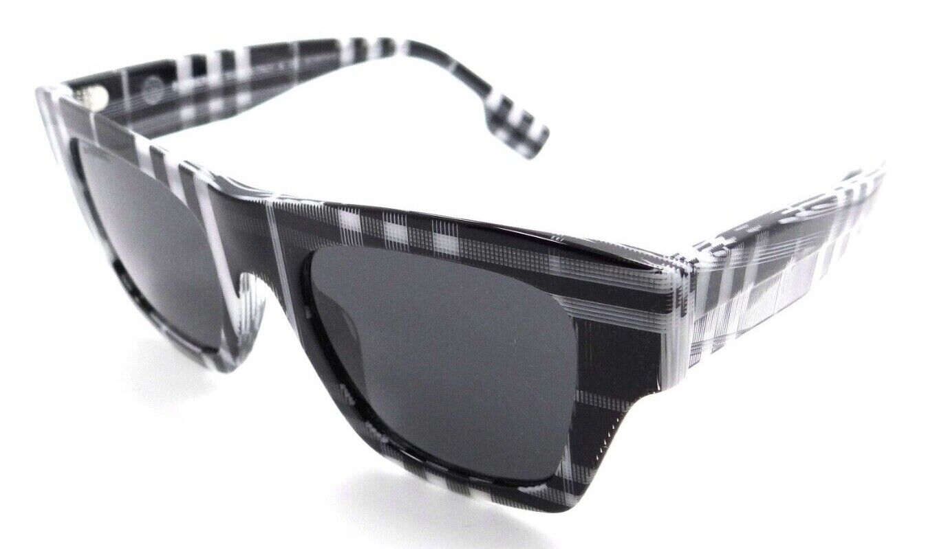 Burberry Sunglasses BE 4360 3994/87 49-20-145 Ernest Check White - Black / Grey-8056597597180-classypw.com-1