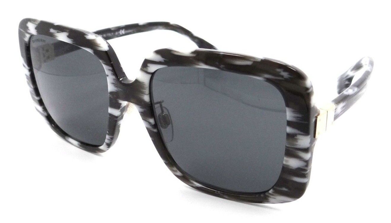 Burberry Sunglasses BE 4363F 3978/87 55-19-140 Penelope White - Black /Dark Grey-8056597608008-classypw.com-1