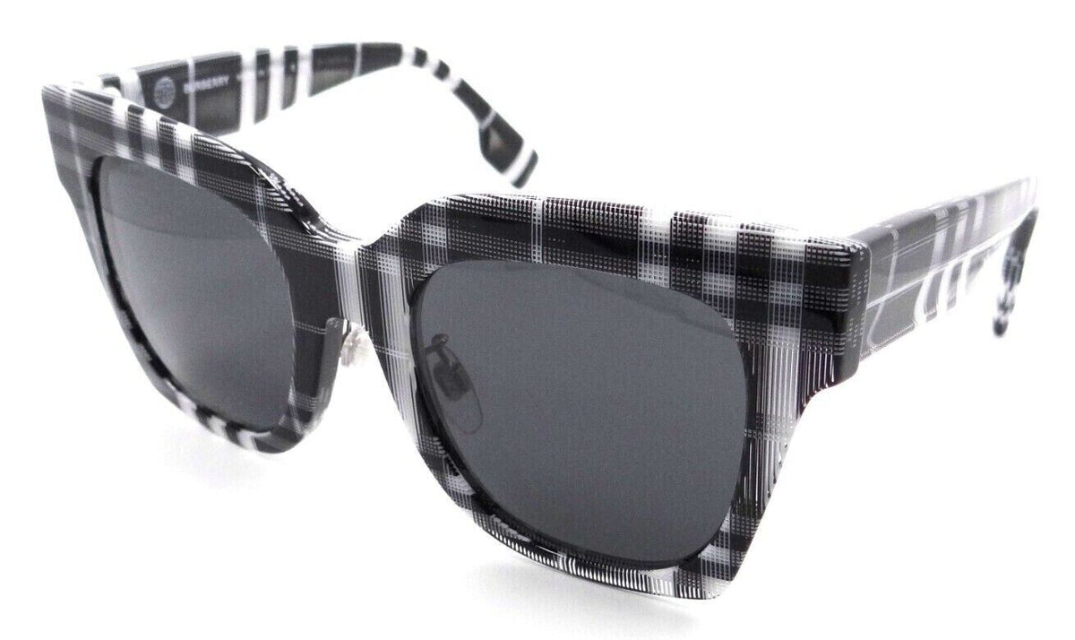 Burberry Sunglasses BE 4364F 3994/87 51-21-145 Check White - Black / Dark Grey-8056597606097-classypw.com-1