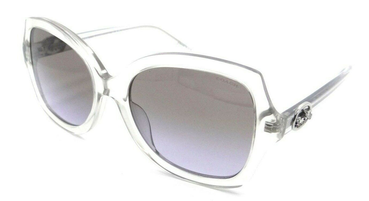 Coach Sunglasses HC 8295F 56144Q 56-19-140 L1140 Crystal Grey / Grey Vi Gradient-725125148764-classypw.com-1