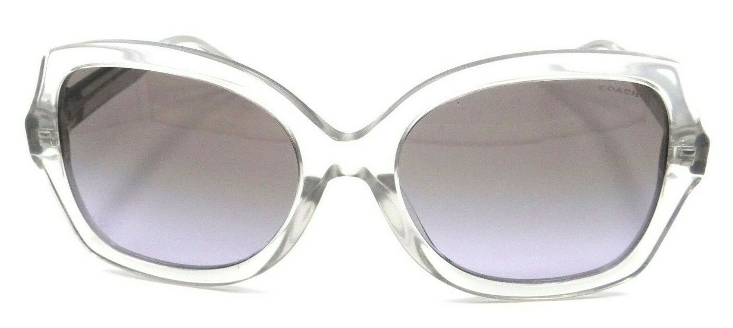 Coach Sunglasses HC 8295F 56144Q 56-19-140 L1140 Crystal Grey / Grey Vi Gradient-725125148764-classypw.com-2
