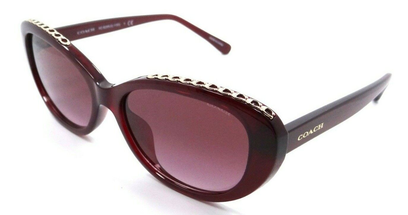 Coach Sunglasses HC 8296U 56158H 56-16-140 L1150 Burgundy / Burgundy Gradient-725125156462-classypw.com-1