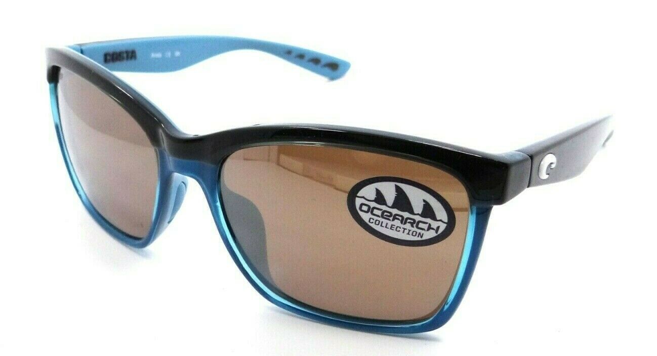 Costa Del Mar Sunglasses Anaa Ocearch 55-16 Sea Glass /Copper Silver Mirror 580P-097963652292-classypw.com-1
