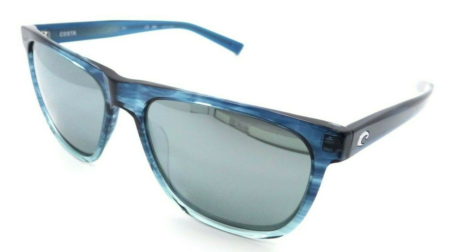 Costa Del Mar Sunglasses Apalach Shiny Deep Teal Fade / Gray Silver Mirror 580G-097963868815-classypw.com-1