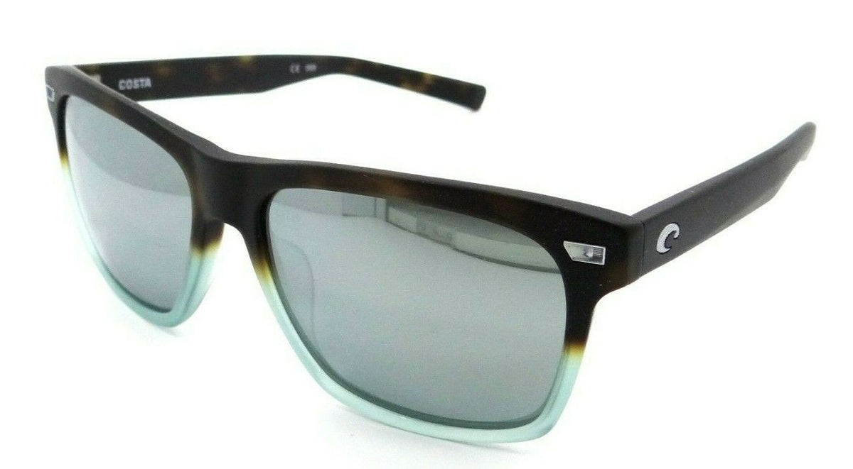 Costa Del Mar Sunglasses Aransas Matte Tide Pool / Gray Silver Mirror 580G Glass-097963819107-classypw.com-1