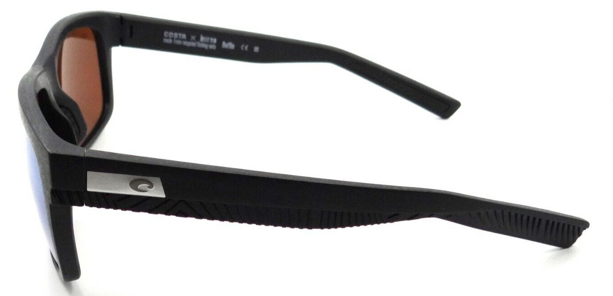 Costa Del Mar Sunglasses Baffin 58-16-140 Net Gray Gray Rubber/Green Mirror 580G