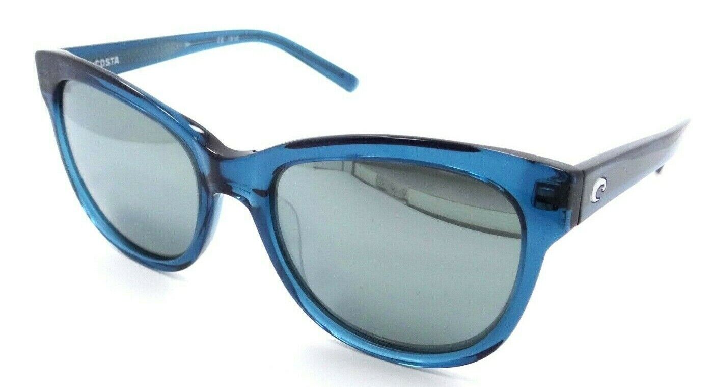 Costa Del Mar Sunglasses Bimini Shiny Deep Teal Crystal/ Gray Silver Mirror 580G-097963819794-classypw.com-1