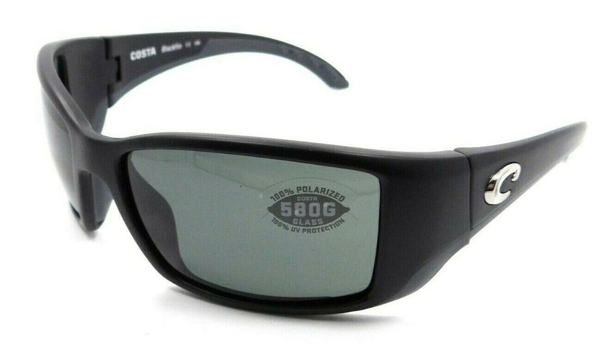 Costa Del Mar Sunglasses Blackfin 62-17-115 Matte Black / Gray 580G Glass-097963454322-classypw.com-1