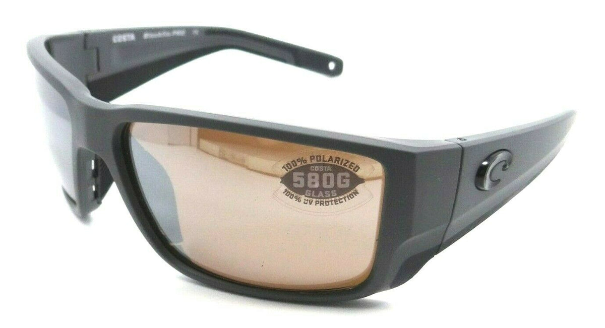 Costa Del Mar Sunglasses Blackfin Pro 60-16-121 Matte Gray / Silver Mirror 580G-0097963887403-classypw.com-1
