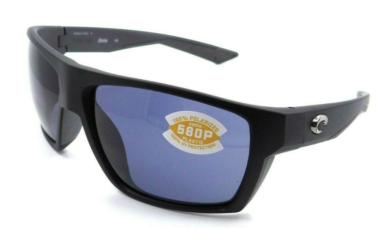 Costa Del Mar Sunglasses Bloke 61-14-124 Matte Black - Matte Gray / Gray 580P-097963554244-classypw.com-1