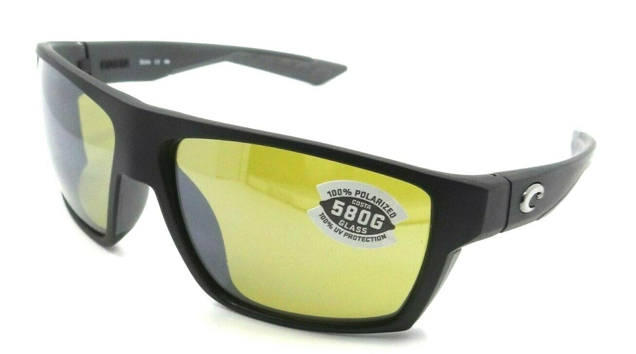 Costa Del Mar Sunglasses Bloke Matte Black Matte Gray/Sunrise Silver Mirror 580G-097963666688-classypw.com-1