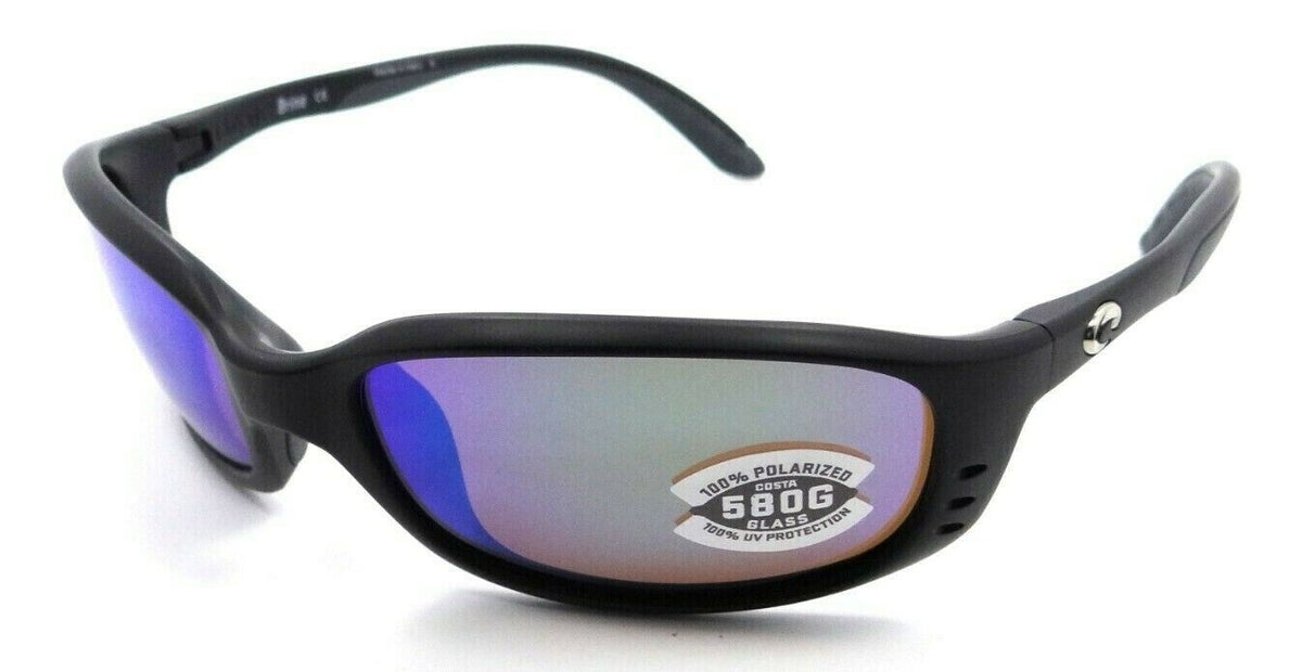 Costa Del Mar Sunglasses Brine 59-18-130 Matte Black / Green Mirror 580G Glass-0097963041676-classypw.com-1