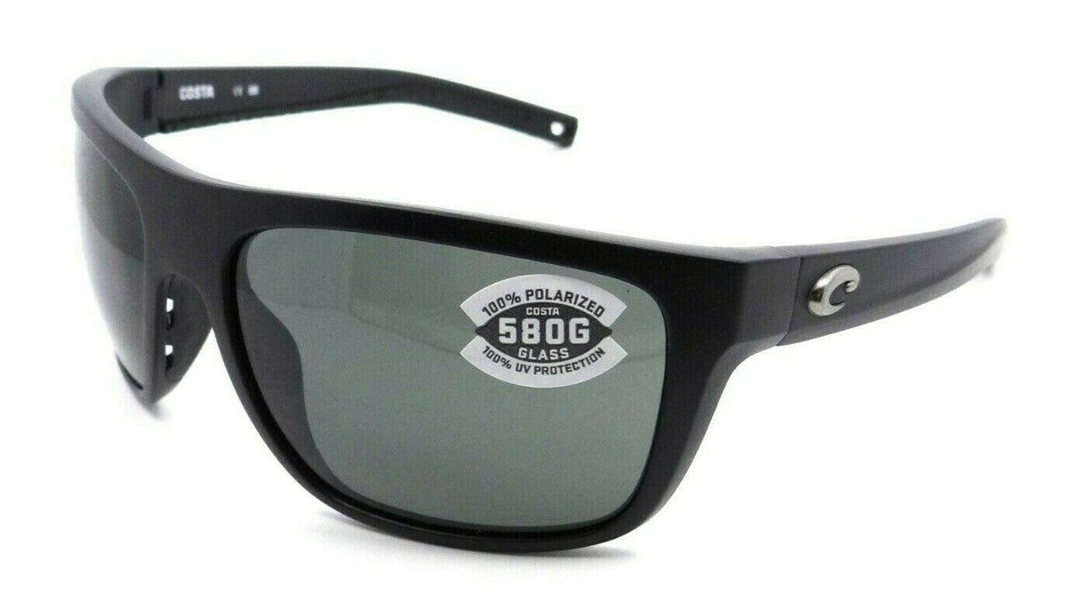 Costa Del Mar Sunglasses Broadbill 0S9021-2261 61-17-118 Matte Black / Gray 580G-097963818261-classypw.com-1