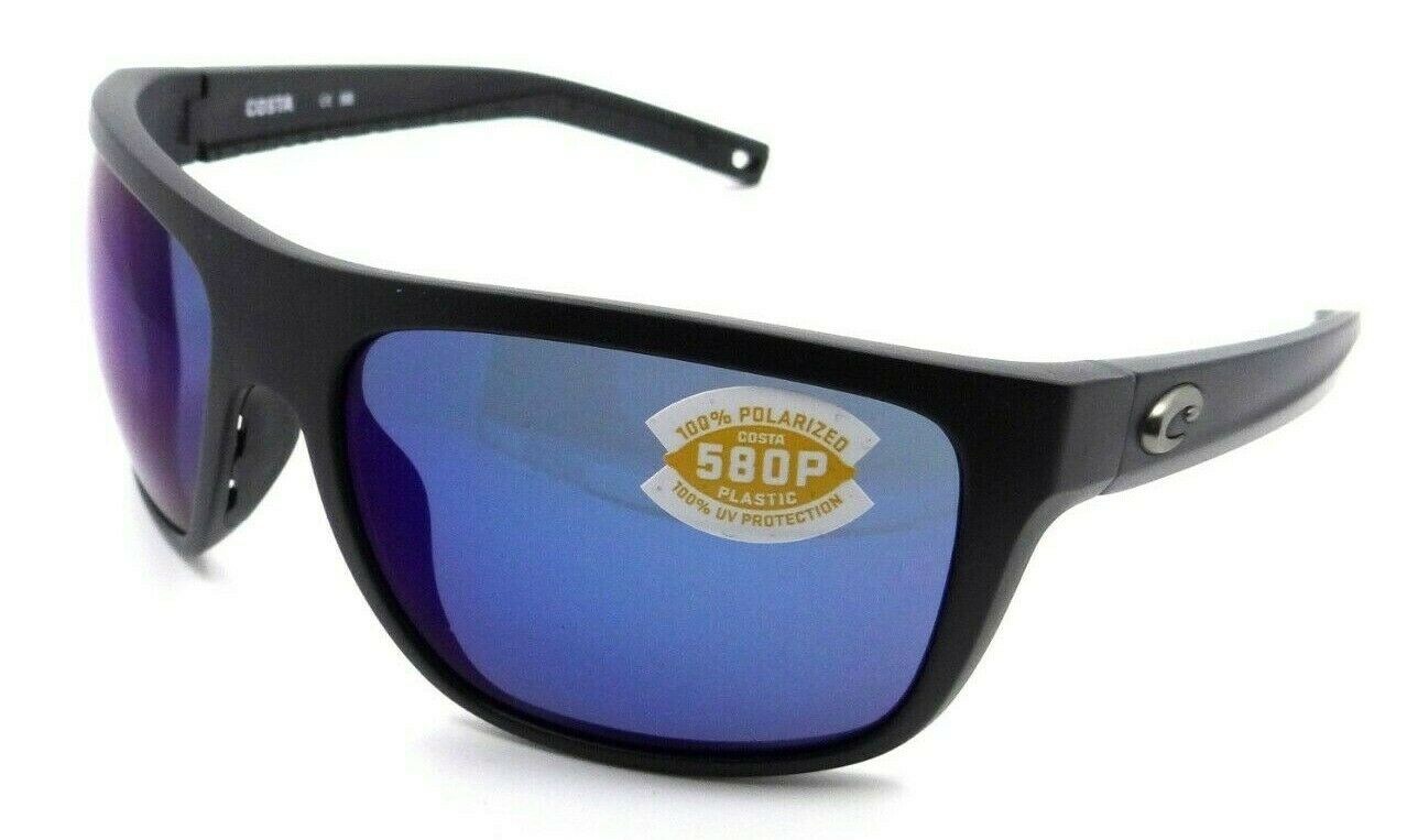 Costa Del Mar Sunglasses Broadbill 61-17-118 Matte Black / Blue Mirror 580P-097963811774-classypw.com-1