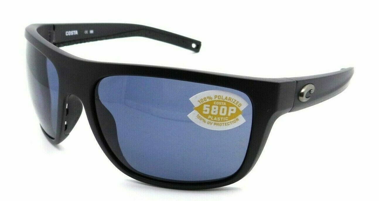 Costa Del Mar Sunglasses Broadbill 61-17-118 Matte Black / Gray 580P-097963811804-classypw.com-1
