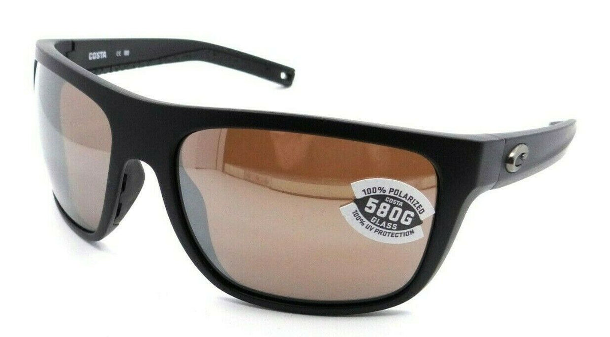 Costa Del Mar Sunglasses Broadbill 61-17-118 Matte Black / Silver Mirror 580G-097963818285-classypw.com-1