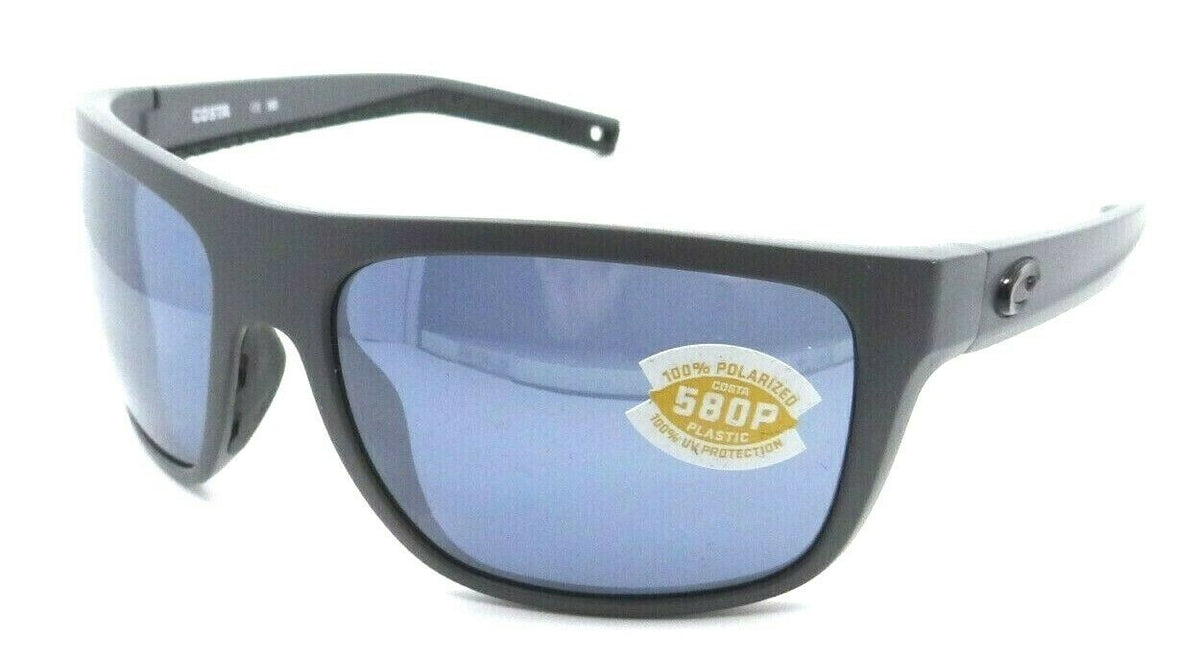 Costa Del Mar Sunglasses Broadbill 61-17-118 Matte Gray /Gray Silver Mirror 580P-097963812030-classypw.com-1