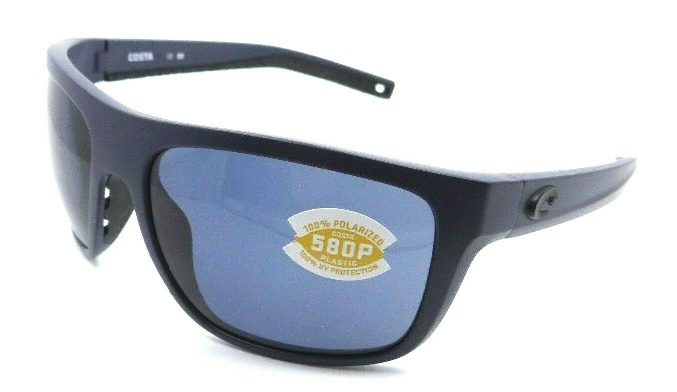 Costa Del Mar Sunglasses Broadbill 61-17-118 Matte Midnight Blue / Gray 580P-097963811859-classypw.com-1