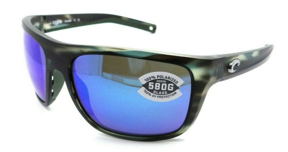 Costa Del Mar Sunglasses Broadbill 61-17-118 Matte Reef / Blue Mirror 580G Glass-097963818339-classypw.com-1