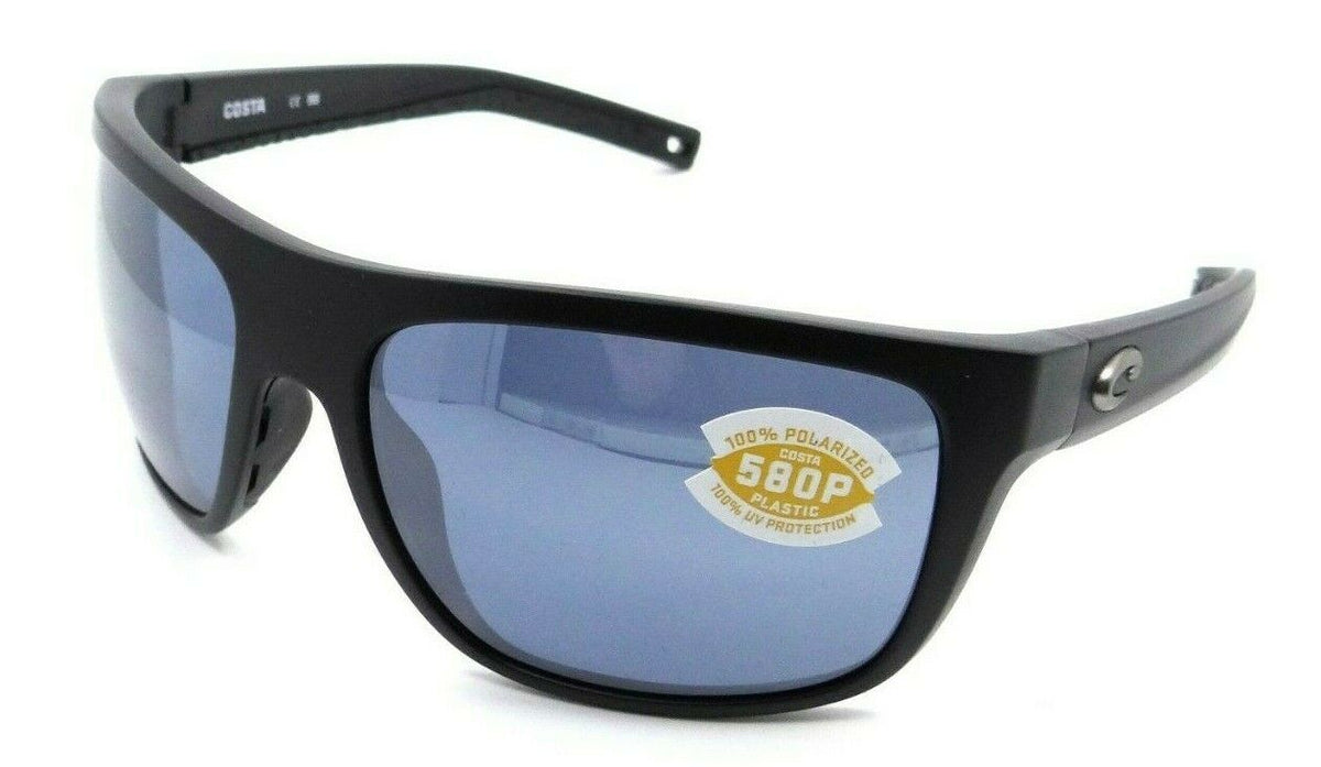 Costa Del Mar Sunglasses Broadbill BRB 11 Matte Black / Gray Silver Mirror 580P-097963811811-classypw.com-1