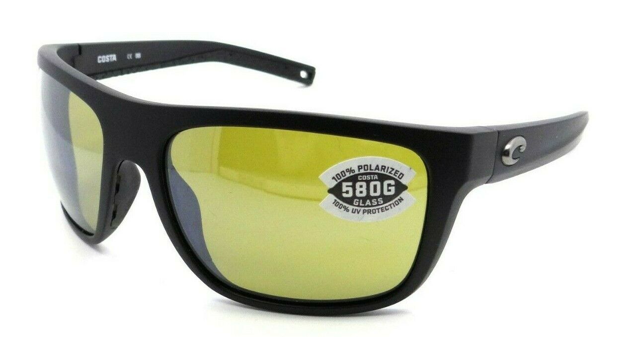 Costa Del Mar Sunglasses Broadbill Matte Black/ Sunrise Silver Mirror 580G Glass-097963818308-classypw.com-1