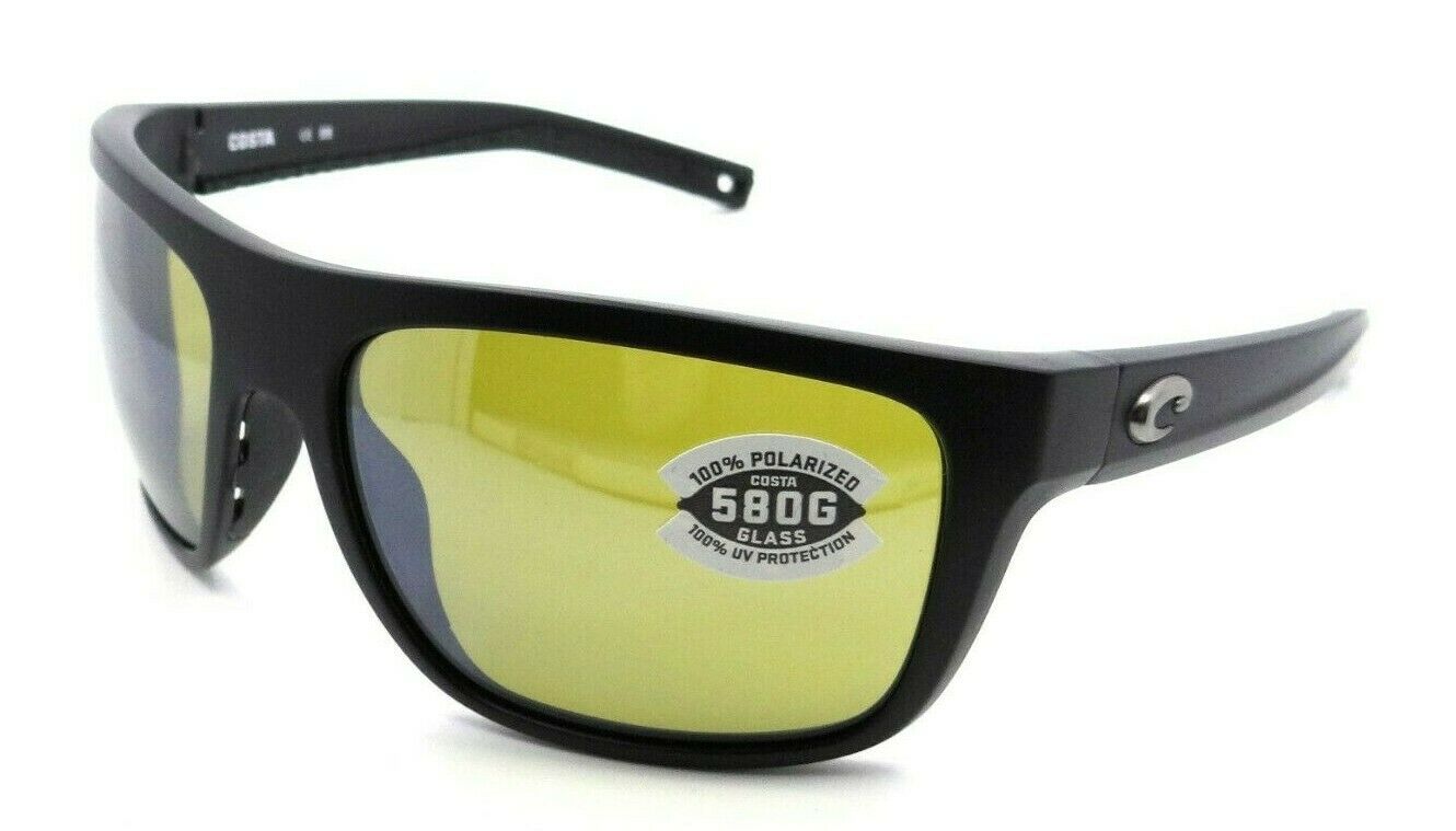 Costa Del Mar Sunglasses Broadbill Matte Black/ Sunrise Silver Mirror 580G Glass-097963818308-classypw.com-1
