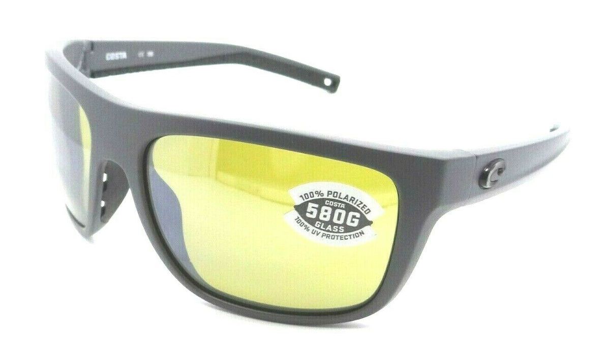 Costa Del Mar Sunglasses Broadbill Matte Gray / Sunrise Silver Mirror 580G Glass-097963818421-classypw.com-1