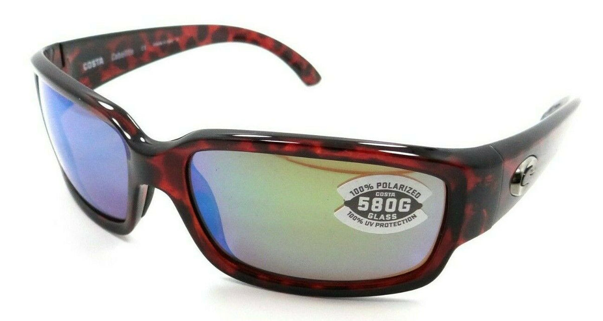 Costa Del Mar Sunglasses Caballito 59-15-134 Tortoise / Green Mirror 580G Glass-097963465045-classypw.com-1