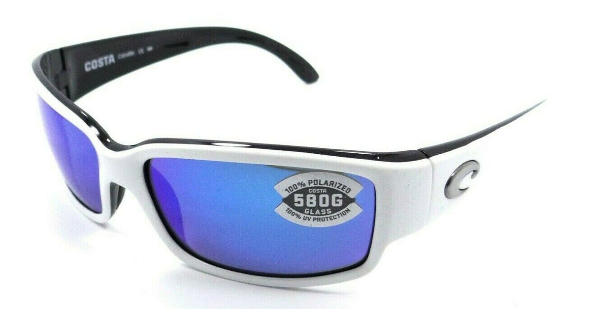 Costa Del Mar Sunglasses Caballito Black White / Blue Mirror 580G Glass-097963465335-classypw.com-1
