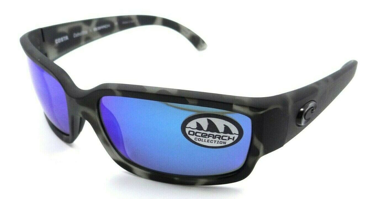 Costa Del Mar Sunglasses Caballito Ocearch Matte Tiger Shark / Blue Mirror 580G-0097963652308-classypw.com-1