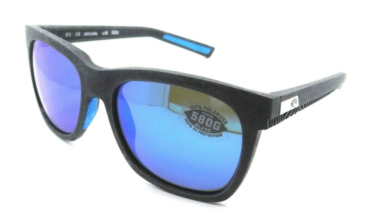 Costa Del Mar Sunglasses Caldera Net Gray W/Blue Rubber / Blue Mirror 580G-097963782555-classypw.com-1