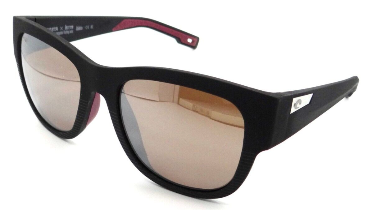 Costa Del Mar Sunglasses Caleta 55-19-139 Net Black / Silver Mirror 580G Glass