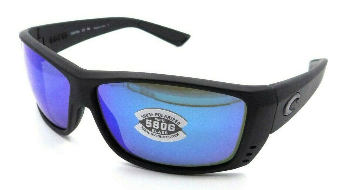Costa Del Mar Sunglasses Cat Cay 61-10-125 Blackout / Blue Mirror 580G Glass-0097963492775-classypw.com-1