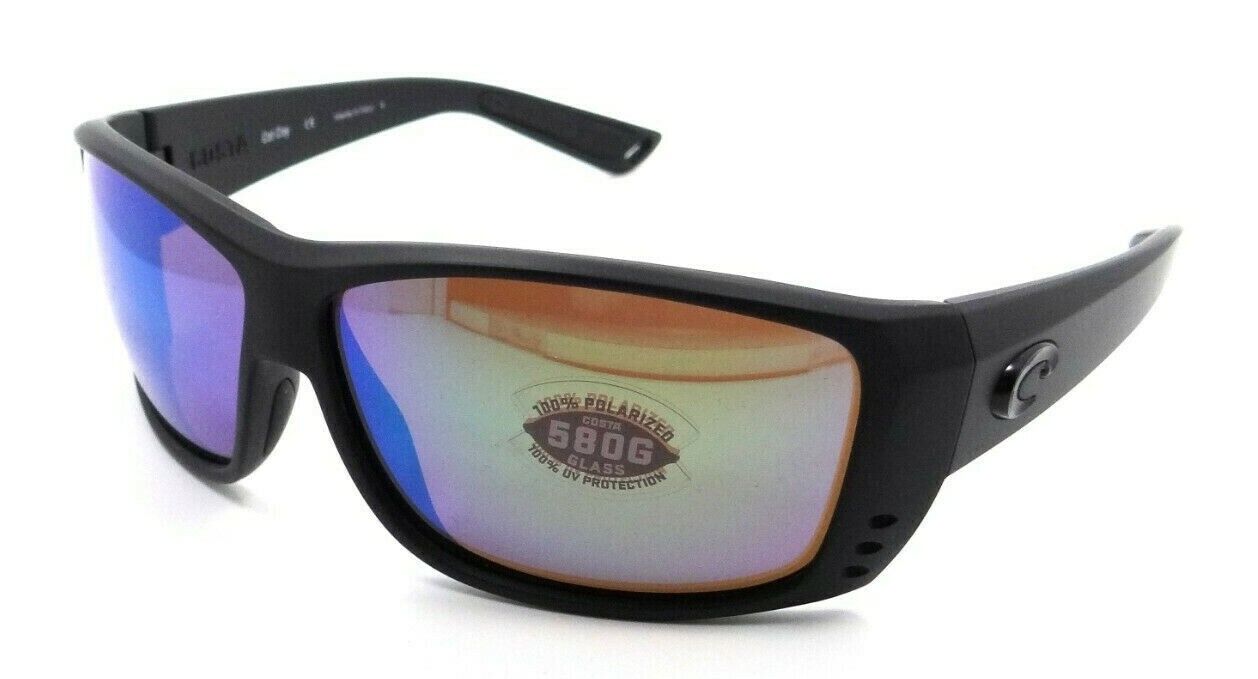 Costa Del Mar Sunglasses Cat Cay 61-10-125 Blackout / Green Mirror 580G Glass-0097963492812-classypw.com-1