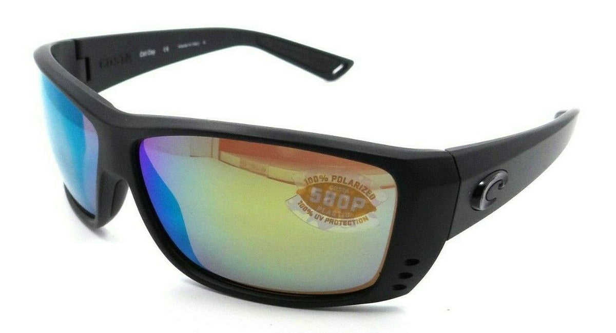 Costa Del Mar Sunglasses Cat Cay 61-10-125 Blackout / Green Mirror 580P-097963532679-classypw.com-1
