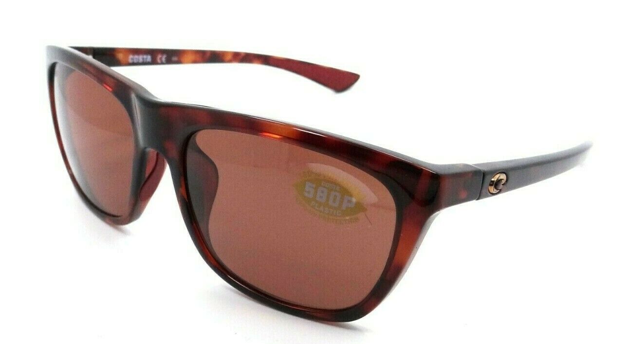 Costa Del Mar Sunglasses Cheeca 57-17-125 Shiny Rose Tortoise / Copper 580P-097963812894-classypw.com-1