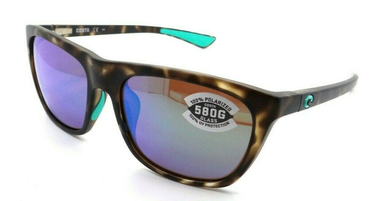 Costa Del Mar Sunglasses Cheeca Matte Shadow Tortoise / Green Mirror 580G Glass-097963818889-classypw.com-1