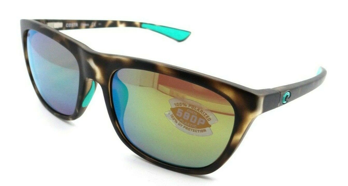 Costa Del Mar Sunglasses Cheeca Matte Shadow Tortoise / Green Mirror 580P-097963812924-classypw.com-1
