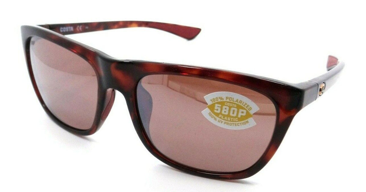 Costa Del Mar Sunglasses Cheeca Shiny Rose Tortoise / Copper Silver Mirror 580P-097963812900-classypw.com-1
