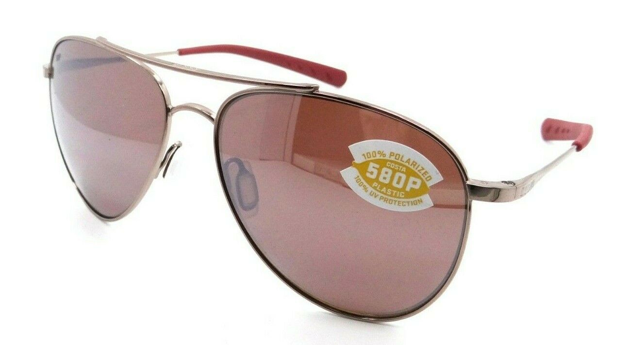 Costa Del Mar Sunglasses Cook COO 164 Rose Gold / Silver Mirror 580P Titanium-097963554619-classypw.com-1