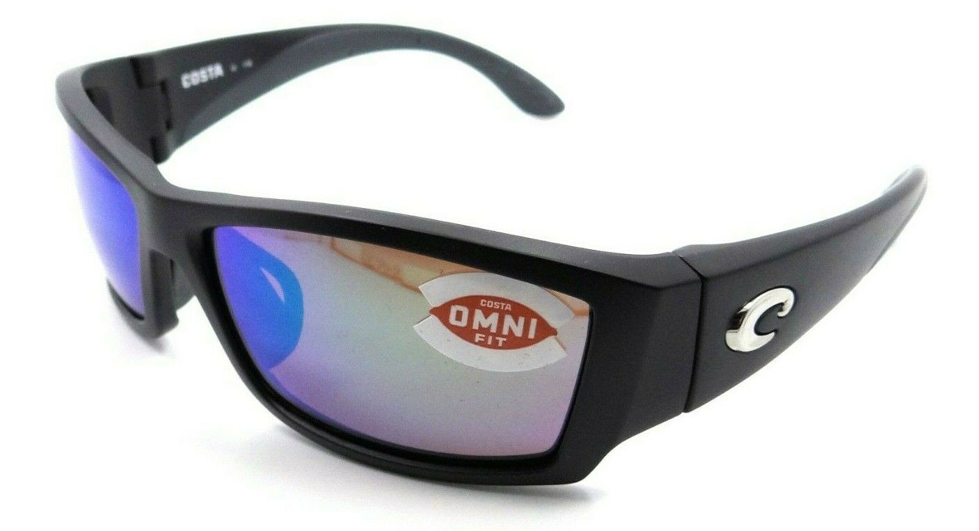 Costa Del Mar Sunglasses Corbina Matte Black/ Green Mirror 580G Glass Global Fit-097963538404-classypw.com-1