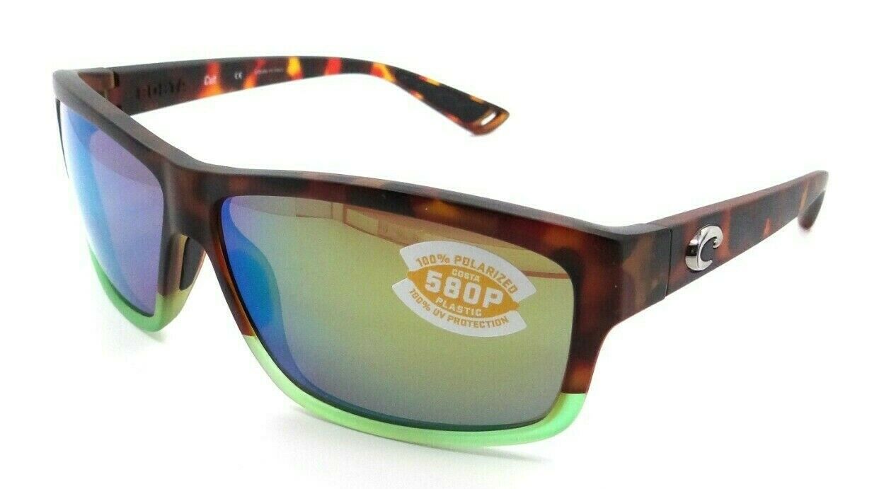 Costa Del Mar Sunglasses Cut 60-10-130 Matte Tortuga Fade / Green Mirror 580P-097963530392-classypw.com-1