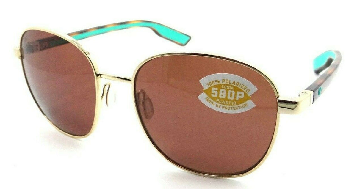 Costa Del Mar Sunglasses Egret 55-18-133 Shiny Gold / Copper 580P-097963843898-classypw.com-1