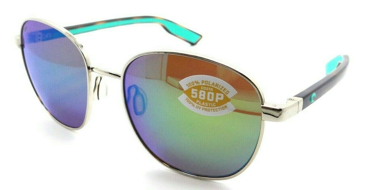 Costa Del Mar Sunglasses Egret 55-18-133 Shiny Gold / Green Mirror 580P-097963843904-classypw.com-1