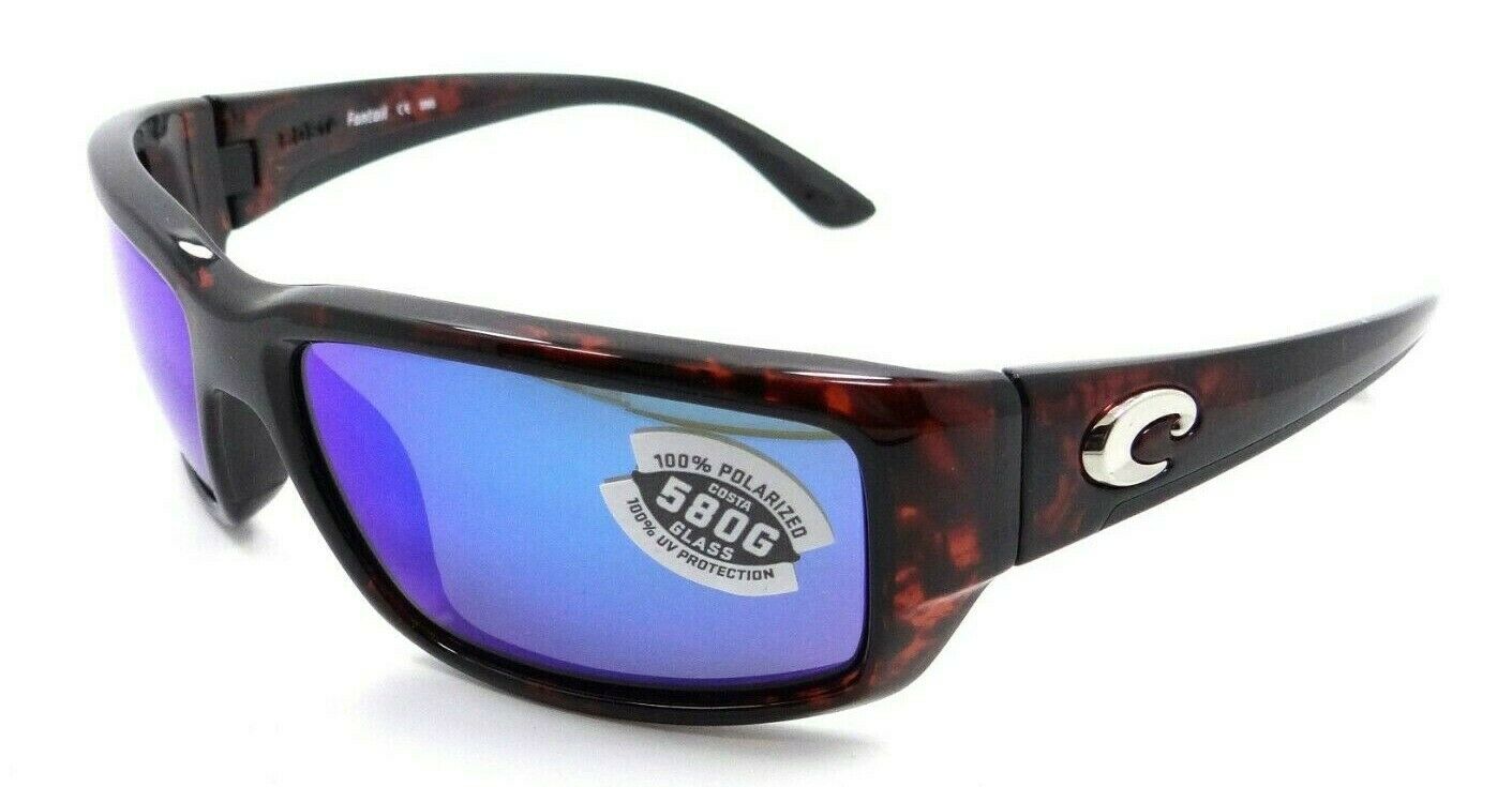 Costa Del Mar Sunglasses Fantail 10 OBMGLP Tortoise / Blue Mirror 580G Glass-0097963477123-classypw.com-1